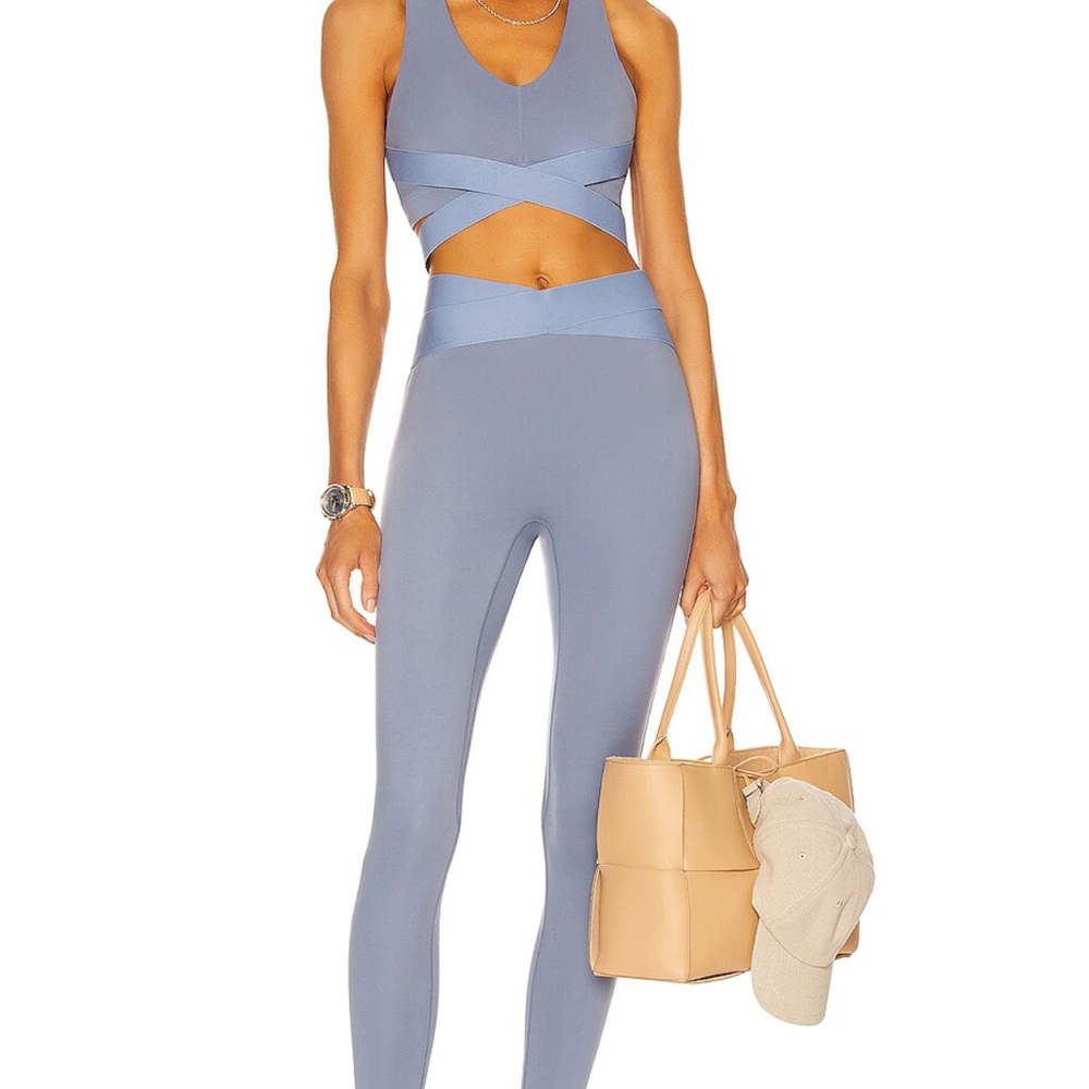 Workout Le Ore Corso Crossover Leggings Blue XS